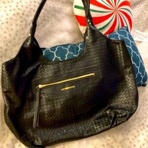 Liz Claiborne black hobo bag